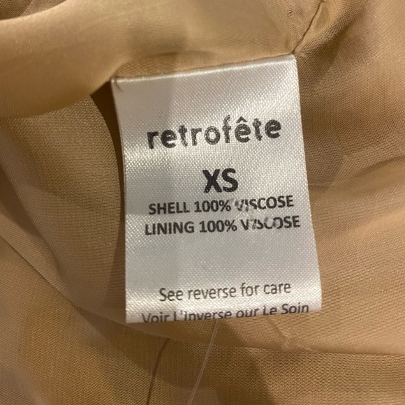 Retrofete Grace Sequin Mini Dress Bronze XS M - Picture 9 of 10